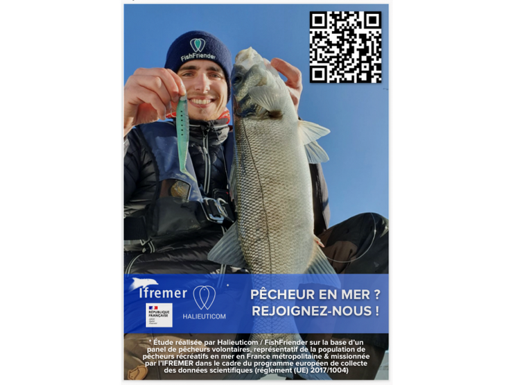 Participez à l'étude nationale sur la pêche de loisirs en mer