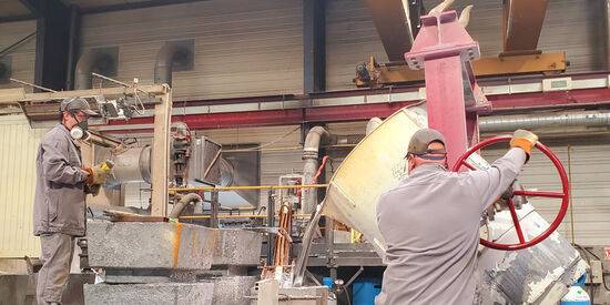 Two 20-tonne castings!